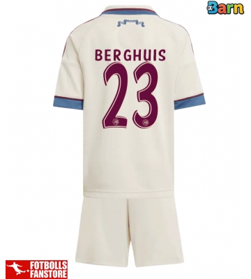 Ajax Steven Berghuis #23 Tredje Tröja Barn 2025-26 Kortärmad (+ Korta byxor)
